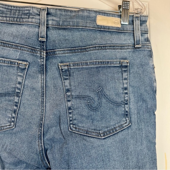 Adriano Goldschmied The Farrah Skinny Ankle Light Wash Raw Hem Jeans Size 32 - Picture 3 of 10